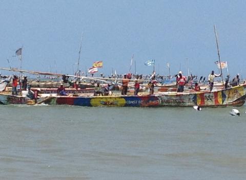 At Sea